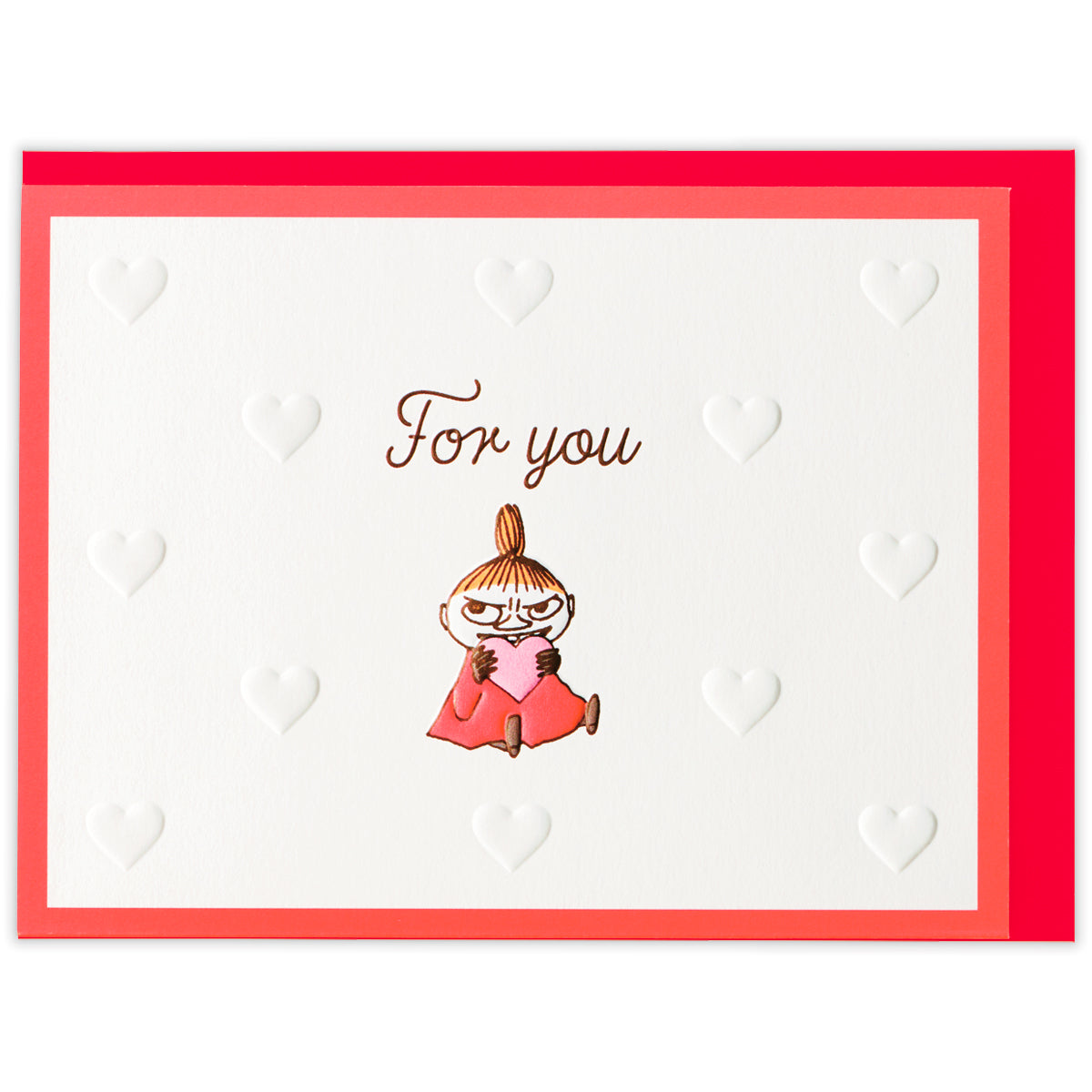 立体グリーティングカード（リトルミイ/エンボスハート）849696