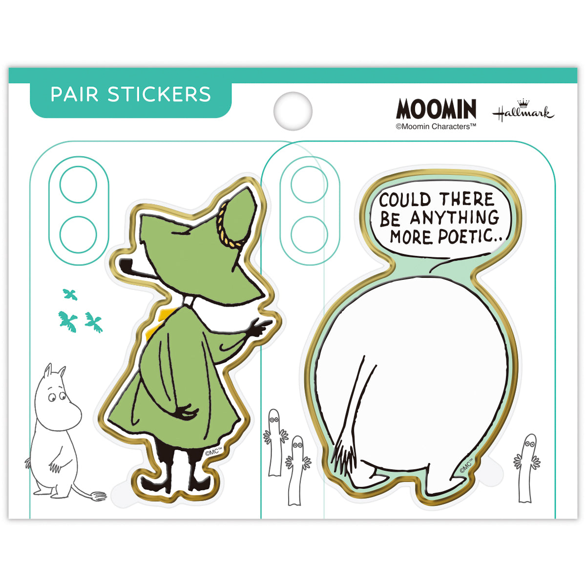 ペアステッカー（ムーミンとスナフキン）854003 - MOOMIN SHOP