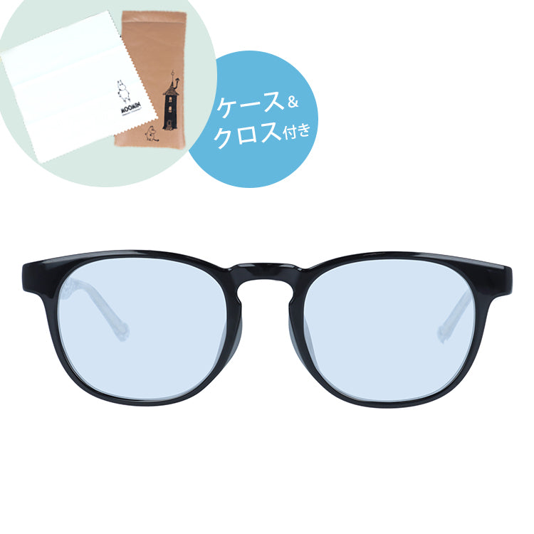 ムーミン グッズ ライトカラーサングラス（BK/LBLSMOKE/49）MU002-1