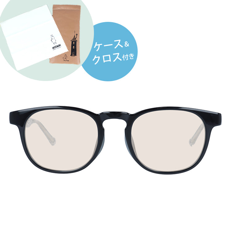 ムーミン グッズ ライトカラーサングラス（BK/LBR/49）MU002-1