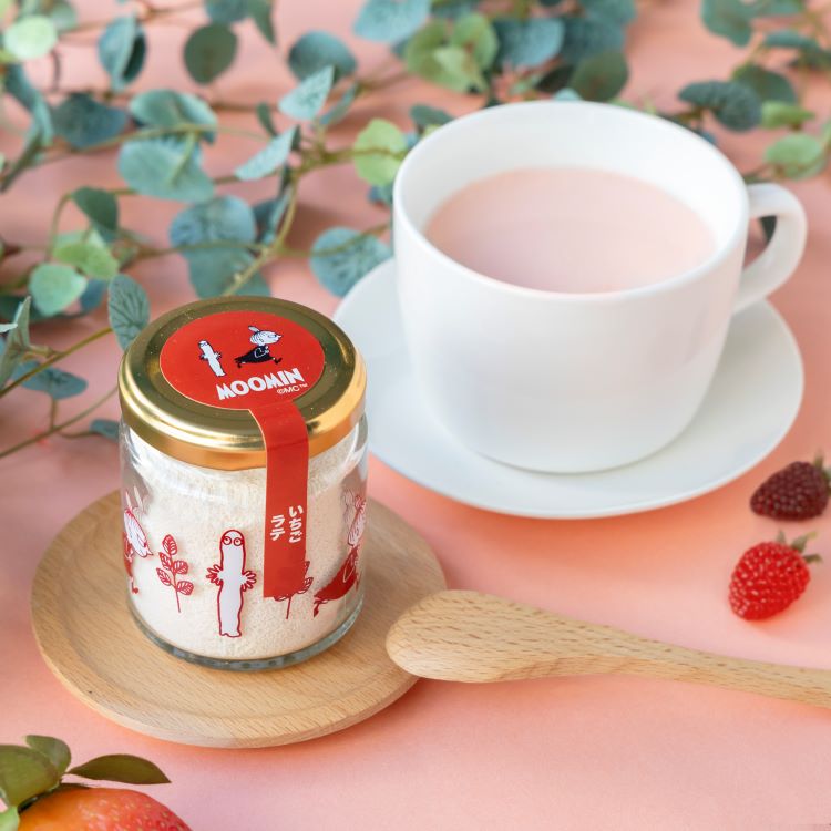 瓶入りいちごラテ（リトルミイ/ニョロニョロ）※ - MOOMIN SHOP