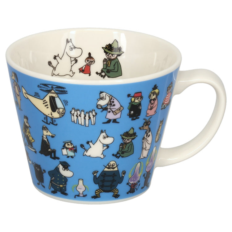 ムーミン グッズ スープマグ（80th ALL STARS/ブルー）MM11001-36