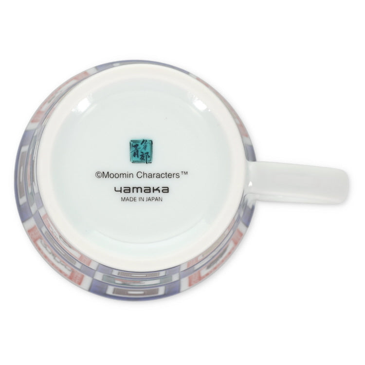 九谷焼 マグカップ（石畳文）MM13003-11