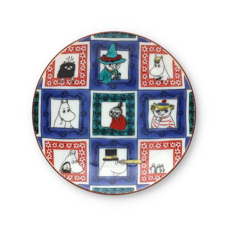 ムーミン グッズ 九谷焼 豆皿（石畳文）MM13003-333