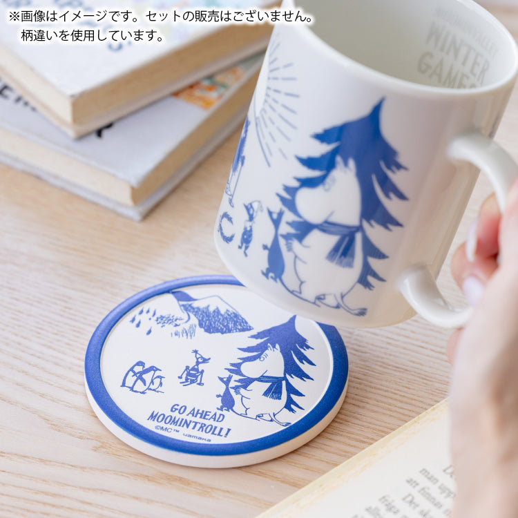 吸水タイルコースター（Moomin Valley Winter Games/スティンキー）MM21205-346