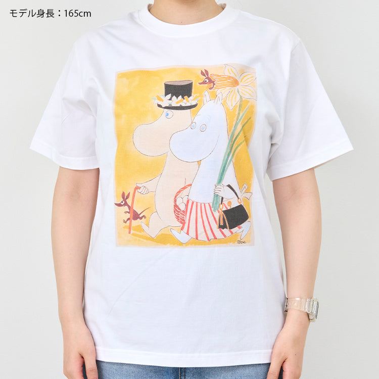 プレミアムTシャツ（Celebrating Tove Jansson/ムーミンパパ＆ムーミンママ）MM-8629