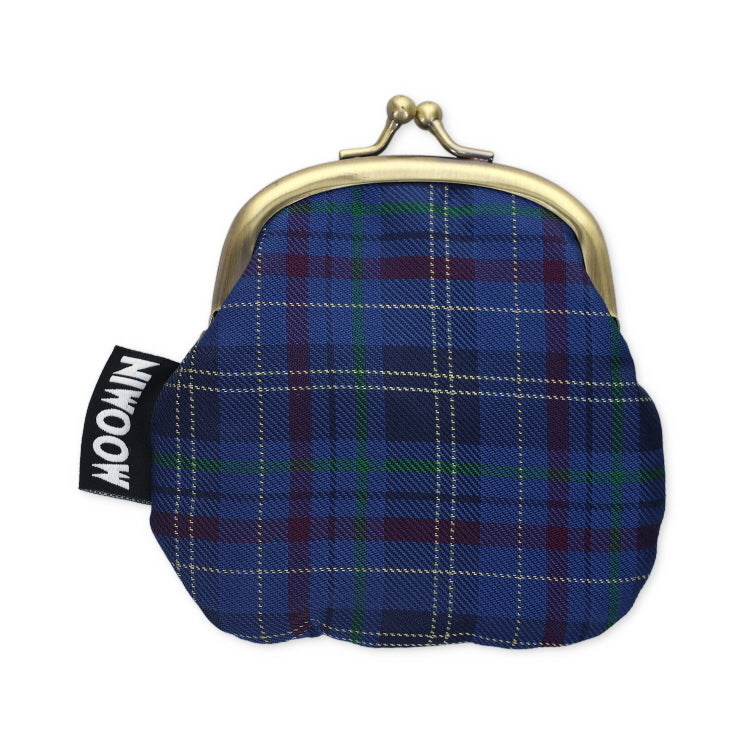 チェックジャガードがま口財布（アングリームーミン/BL）MM-9422