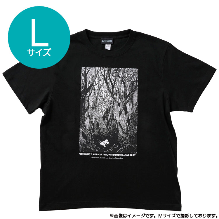 プレミアムTシャツLサイズ（ムーミン谷の彗星/ムーミン/BK）MM