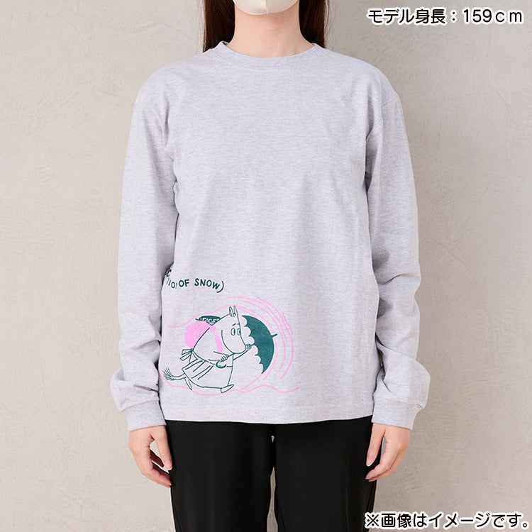 ロングスリーブTシャツ（SNOWY WAY HOME/ムーミンママ/ASH）MM-9613