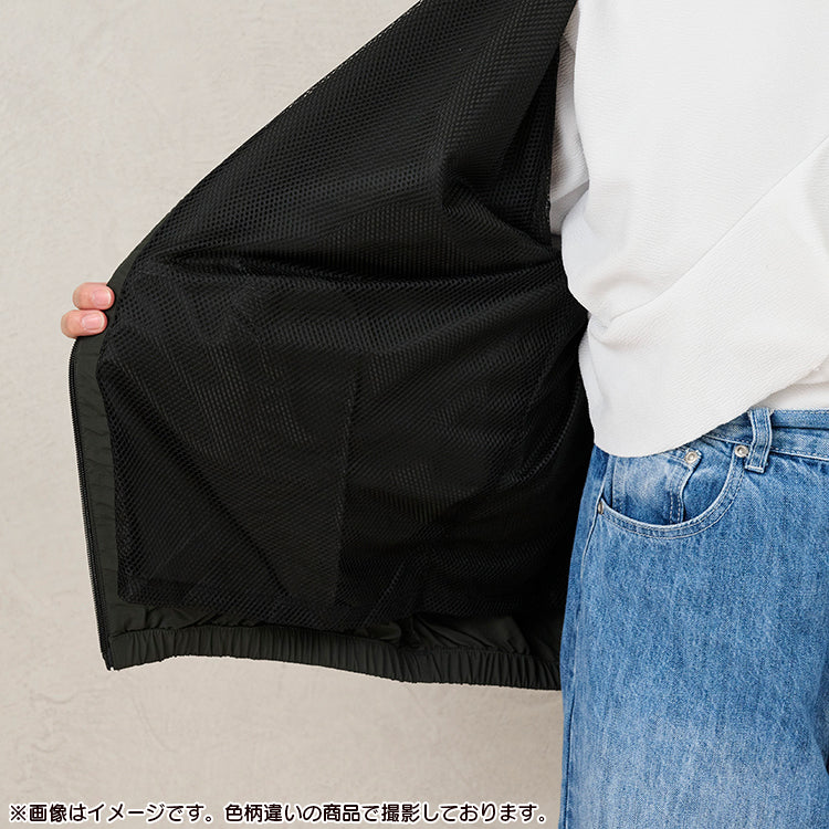 トレーニングジャケットL（ニョロニョロ/BK）MM-9658