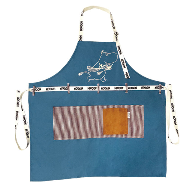 1月中旬頃お届け予定＊エプロン（ムーミン/BL）MM-9663＜予約商品