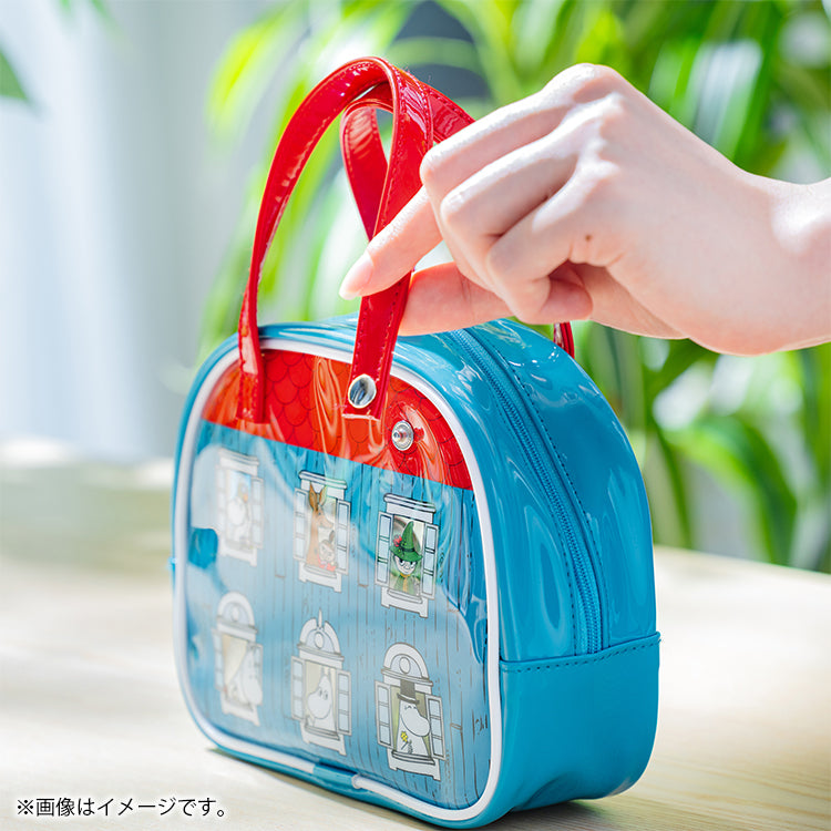 ボストンバッグ風ポーチ（ムーミンハウス）MM-9722