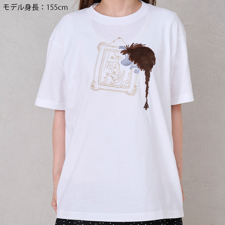 TシャツMサイズ（ご先祖さまB/WH）MM-9794 - MOOMIN SHOP