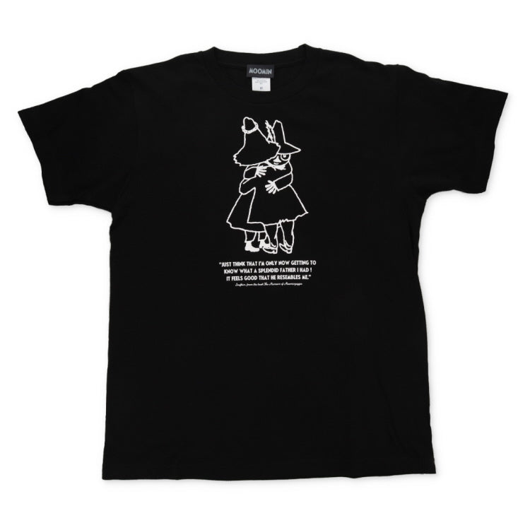 Snufkin Tシャツ コットン素材 TシャツMサイズ（ヨクサル&スナフキン/BK）MM-9812 - MOOMIN SHOP