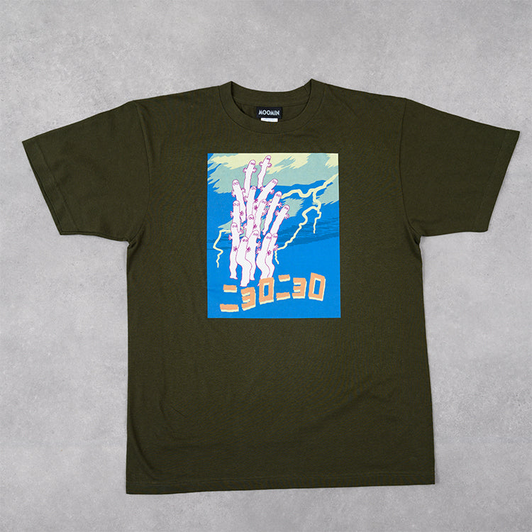 5月下旬頃お届け予定＊ニョロニョロの日 TシャツLサイズ（ニョロニョロ/GN）MM-9896＜予約商品＞