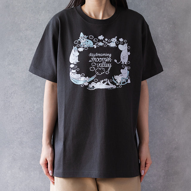 TシャツMサイズ（daydreaming in moominvalley/BK）MM-9914