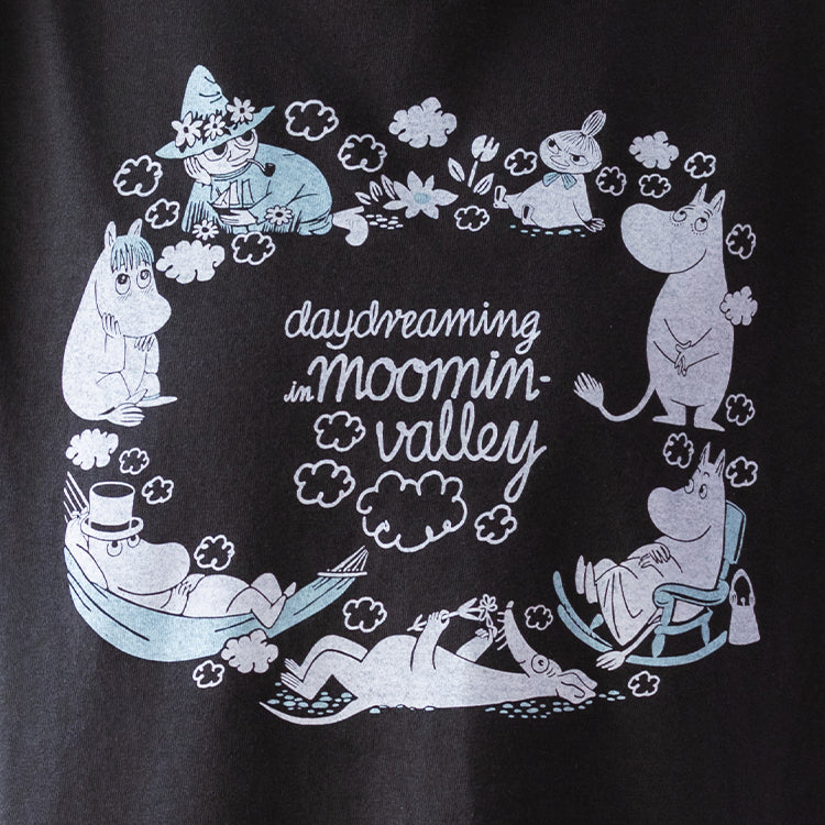 TシャツMサイズ（daydreaming in moominvalley/BK）MM-9914