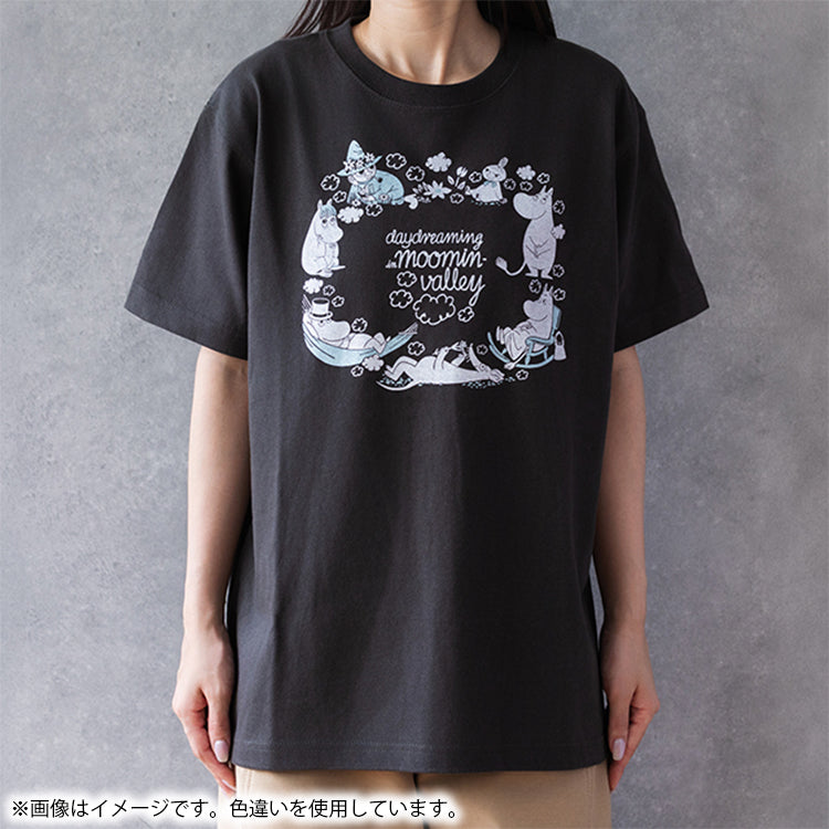 TシャツMサイズ（daydreaming in moominvalley/BL）MM-9915