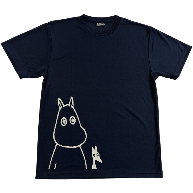 リラックスドライTシャツ（ムーミン/BL）MM-0035
