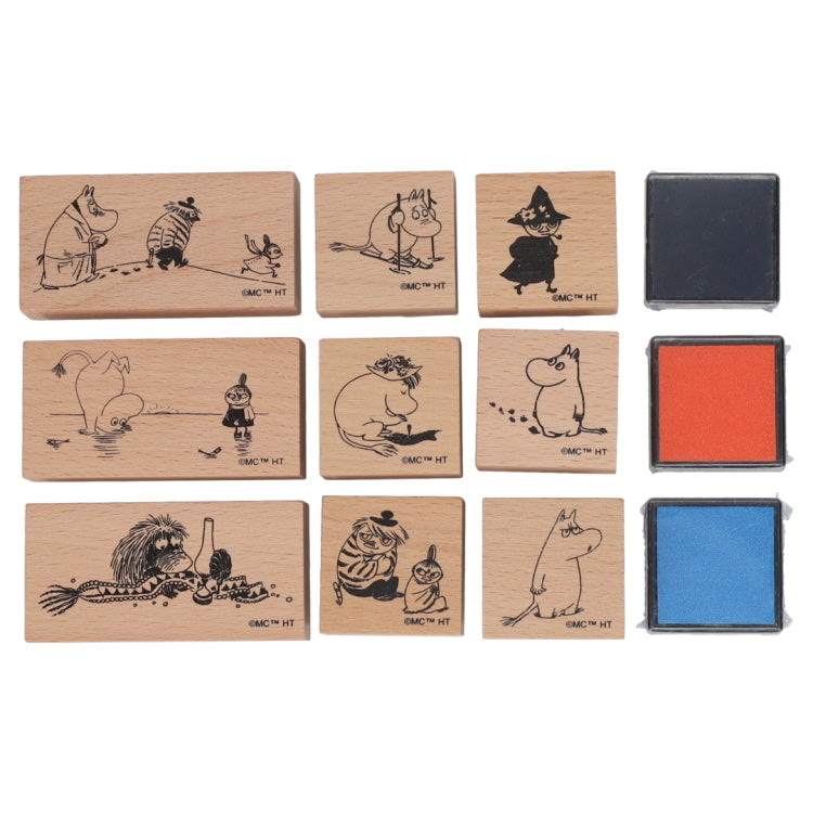 2月下旬頃お届け予定＊HIGHTIDE スタンプセット（ムーミン谷の冬）MM119＜予約商品＞