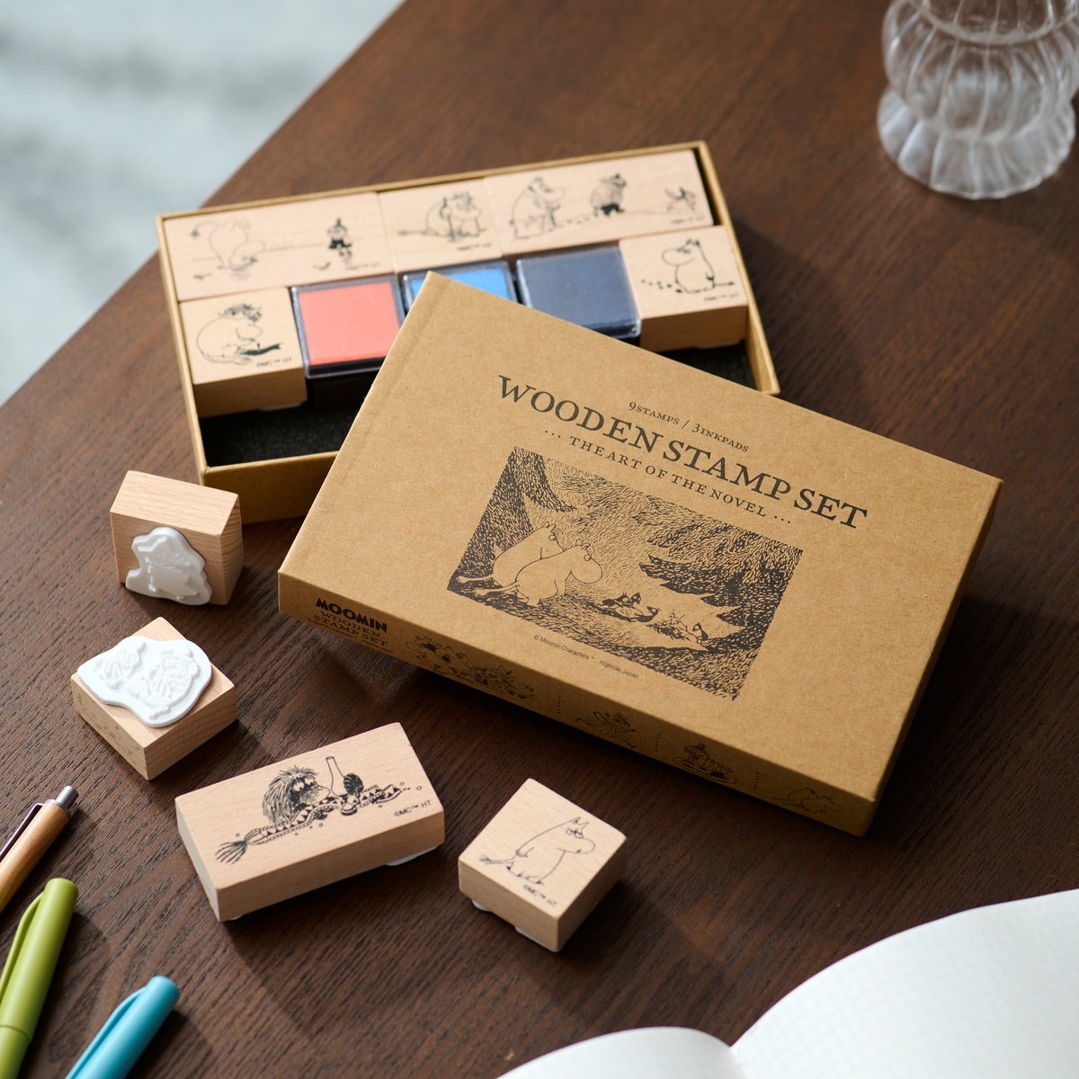 2月下旬頃お届け予定＊HIGHTIDE スタンプセット（ムーミン谷の冬）MM119＜予約商品＞