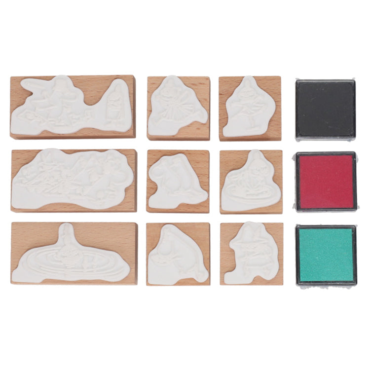 2月下旬頃お届け予定＊HIGHTIDE スタンプセット（ムーミン谷の夏まつり）MM119＜予約商品＞