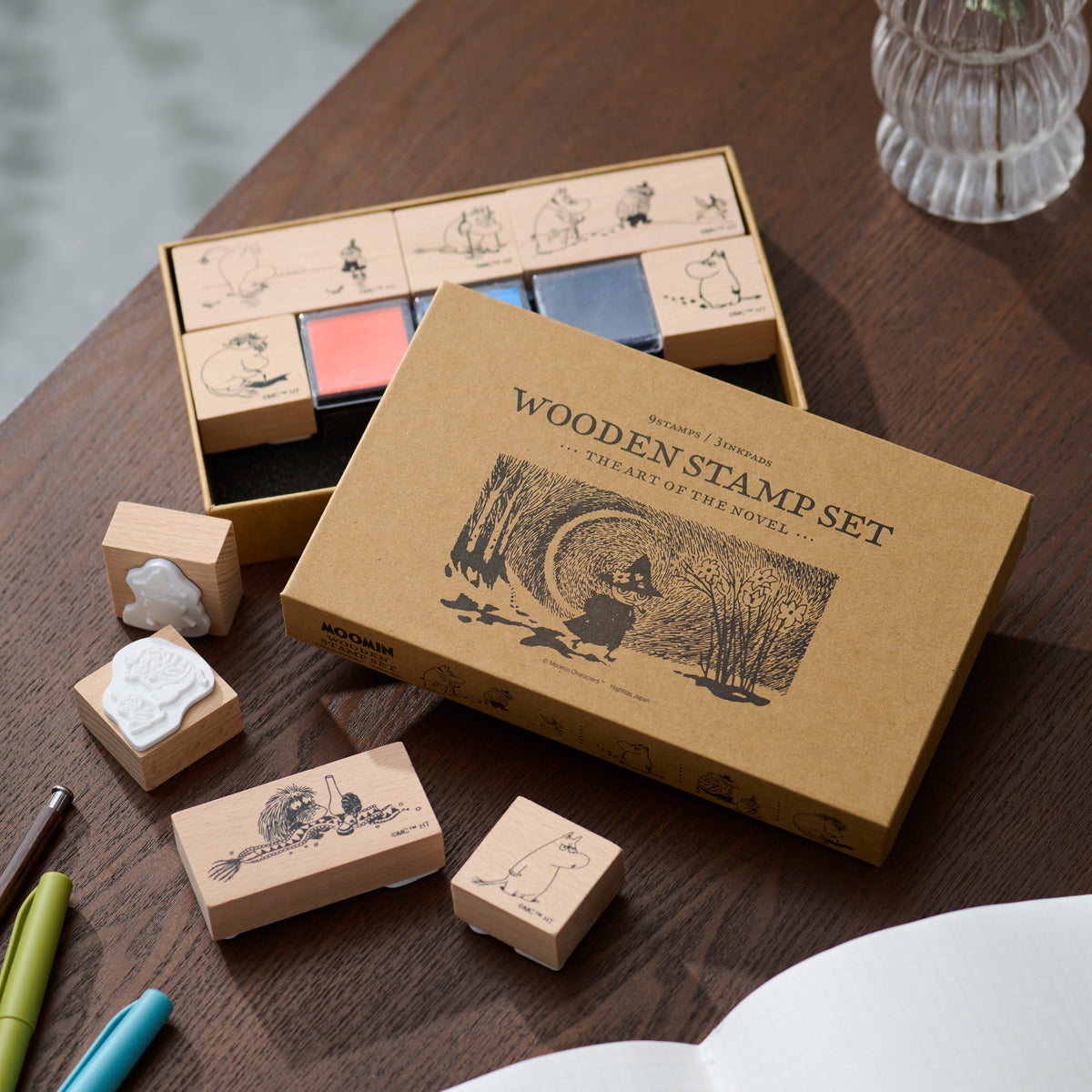 2月下旬頃お届け予定＊HIGHTIDE スタンプセット（ムーミン谷の夏まつり）MM119＜予約商品＞