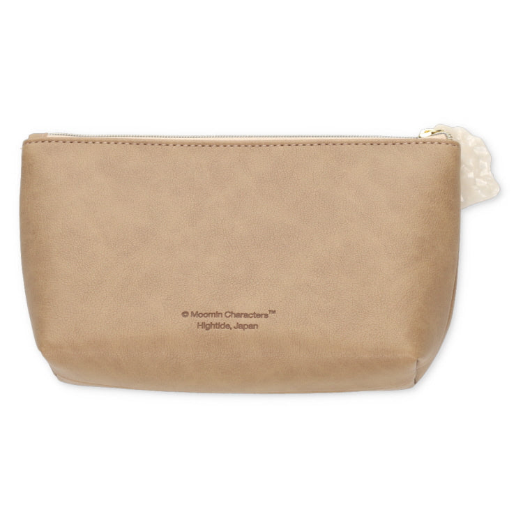 2月下旬頃お届け予定＊HIGHTIDE ファスナーポーチ（ニョロニョロ/BE）MM120＜予約商品＞