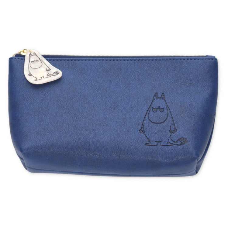 2月下旬頃お届け予定＊HIGHTIDE ファスナーポーチ（アングリームーミン/BL）MM120＜予約商品＞