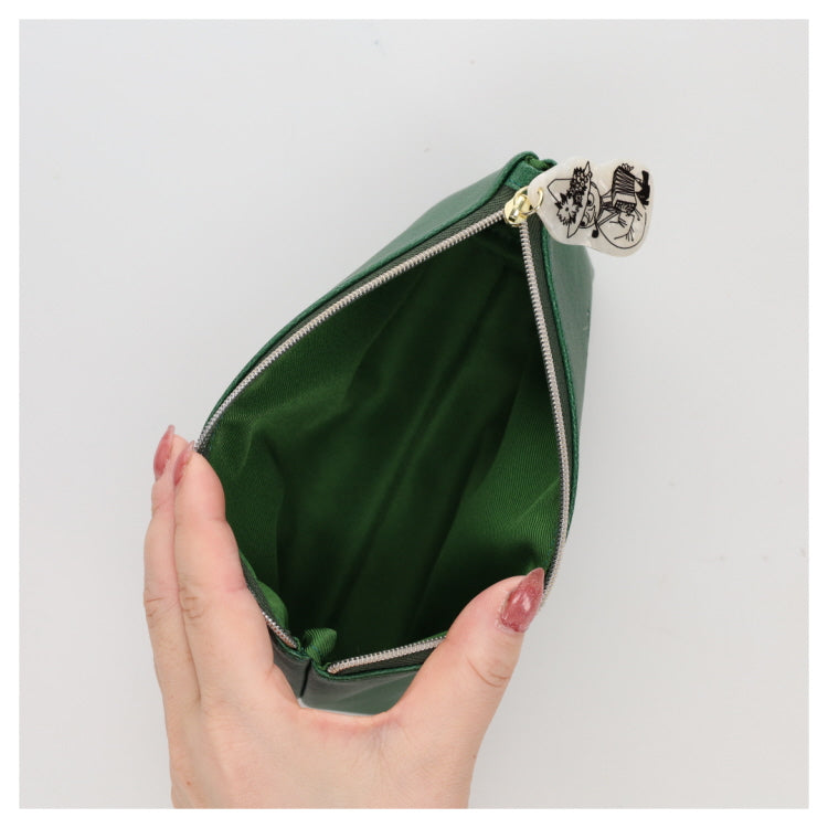 2月下旬頃お届け予定＊HIGHTIDE ファスナーポーチ（スナフキン/GN）MM120＜予約商品＞