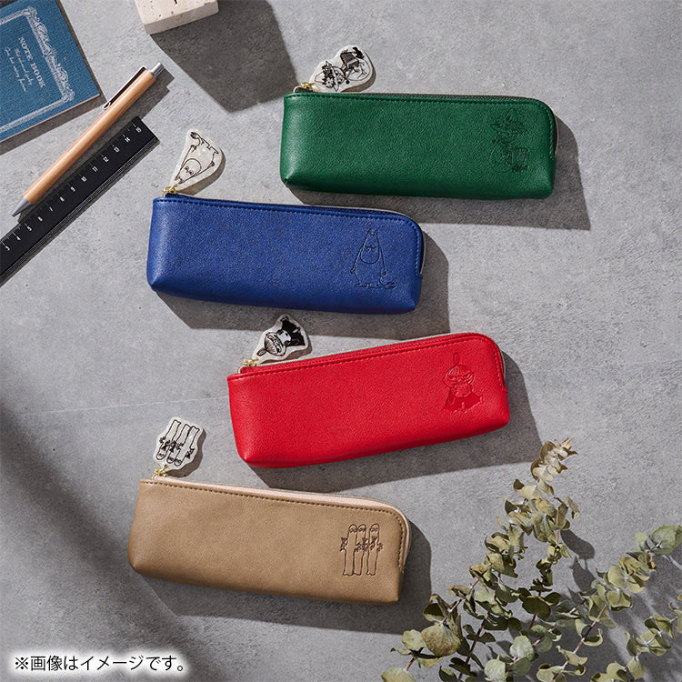 2月下旬頃お届け予定＊HIGHTIDE ペンケース（アングリームーミン/BL）MM122＜予約商品＞