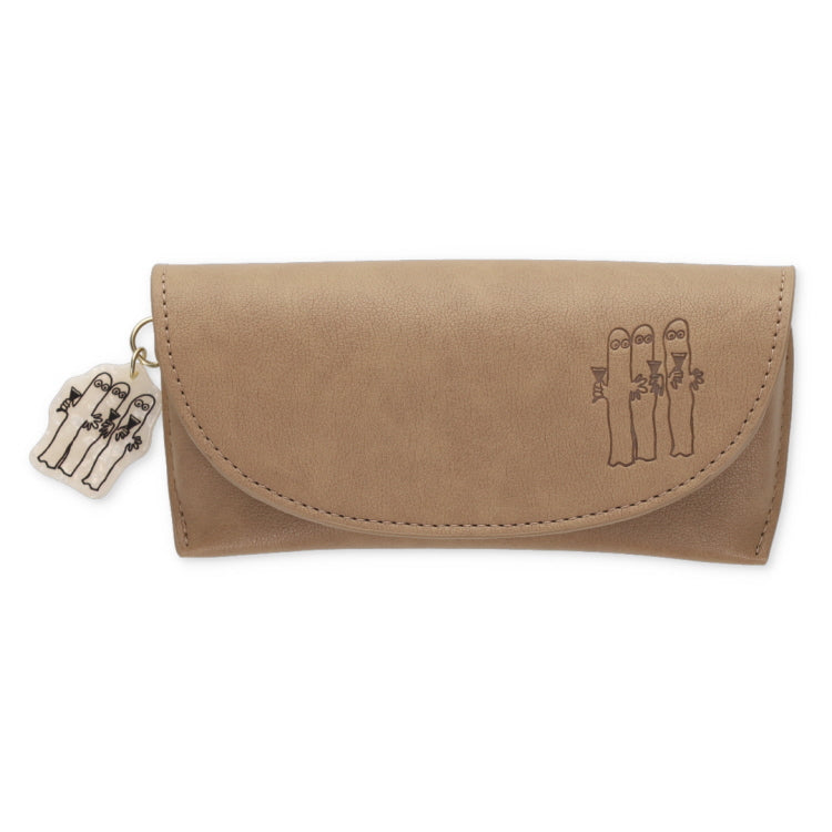 2月下旬頃お届け予定＊HIGHTIDE メガネケース（ニョロニョロ/BE）MM123＜予約商品＞