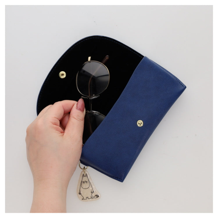 2月下旬頃お届け予定＊HIGHTIDE メガネケース（アングリームーミン/BL）MM123＜予約商品＞