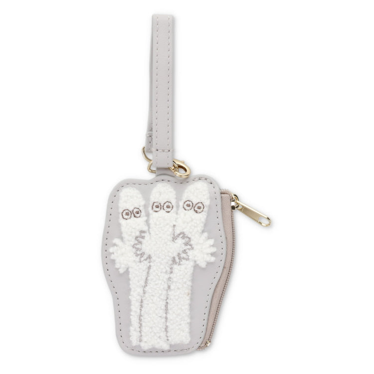 サガラ刺しゅうダイカットミニポーチ（ニョロニョロ）MOM-751