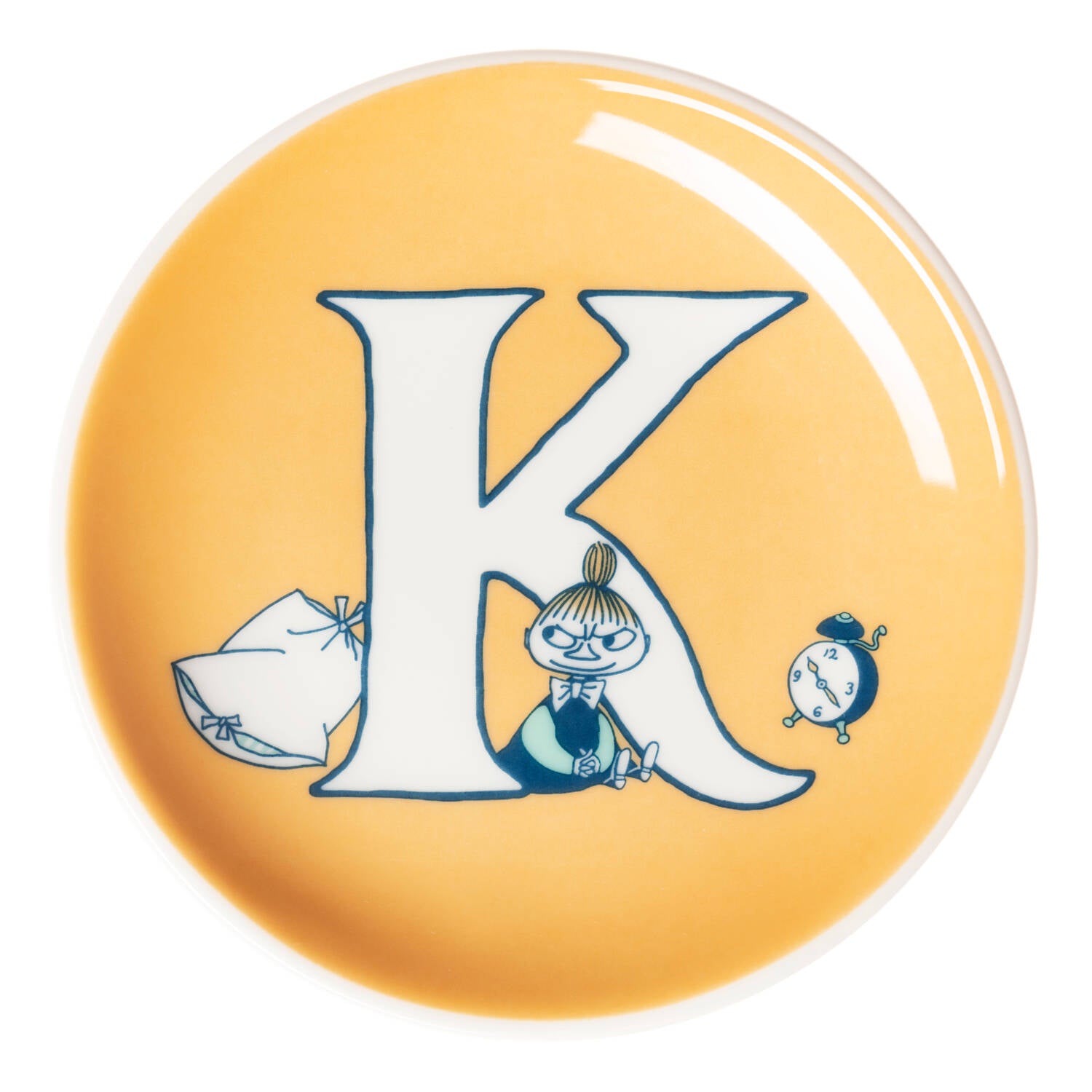 アラビア　ABCシリーズ　幾何学プレートホワイトイエローダークネイビー3点セット アラビア ABCシリーズ 幾何学プレートホワイトイエローダーク