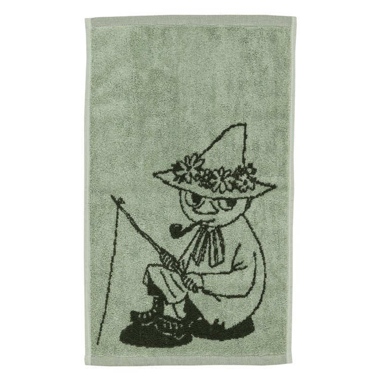 MOOMIN ARABIA フェイスタオル（スナフキン/グリーン）1082575