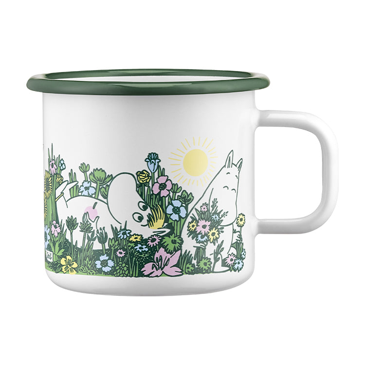 Muurla ホーローマグ 370ml（In the Garden/ムーミン＆スノークのおじょうさん）MRA060411
