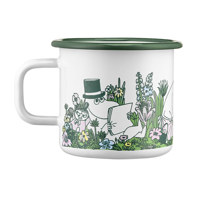Muurla ホーローマグ 370ml（In the Garden/ムーミン＆スノークのおじょうさん）MRA060411