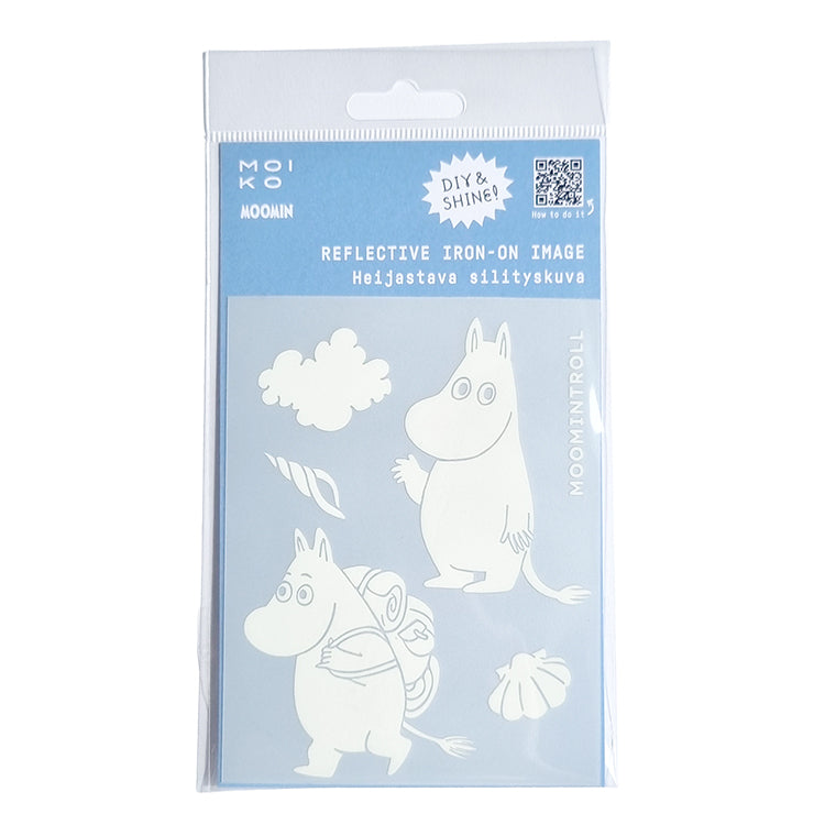 MOIKO リフレクターアイロンワッペン（ムーミン）MOK070001 - MOOMIN SHOP