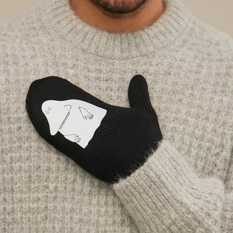 MOIKO リフレクター手袋（モラン/ブラック）MOK140003