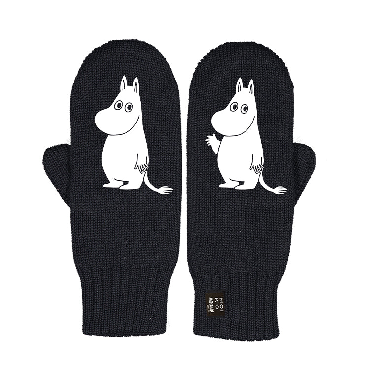 MOIKO リフレクター手袋（ムーミン/ブラック）MOK140001