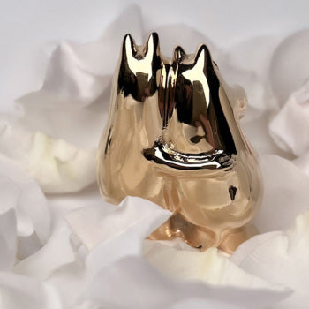 MOOMIN×SKULTUNA フィギュア（ムーミンとスノークのおじょうさん/ラブ）SKT040019＜取り寄せ品＞