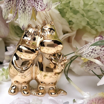 ムーミン グッズ MOOMIN×SKULTUNA フィギュア（ムーミンとスノークのおじょうさん/ラブ）SKT040019＜取り寄せ品＞