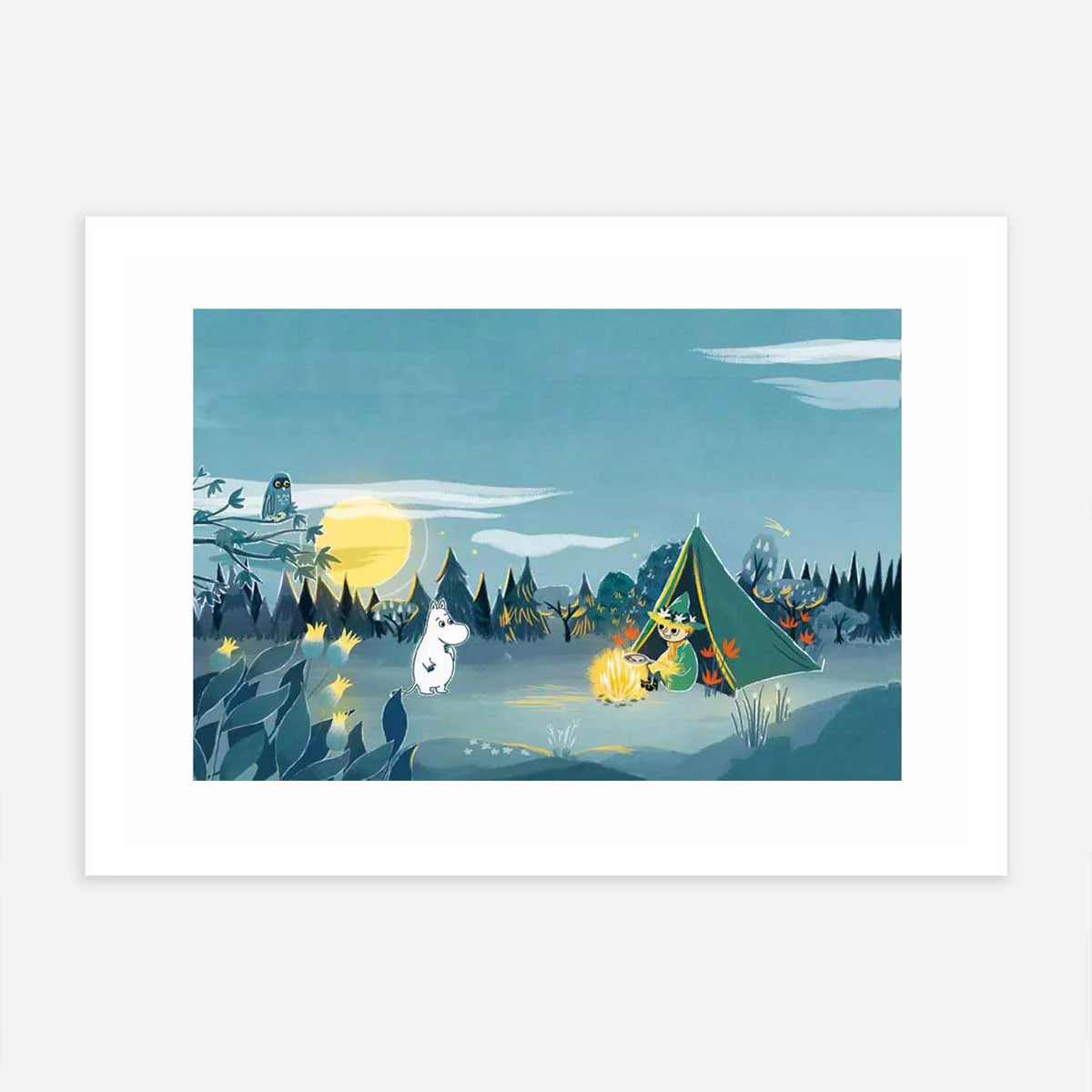 POSTERY ポスター（Moomin Nighttime Campfire）PTR040008