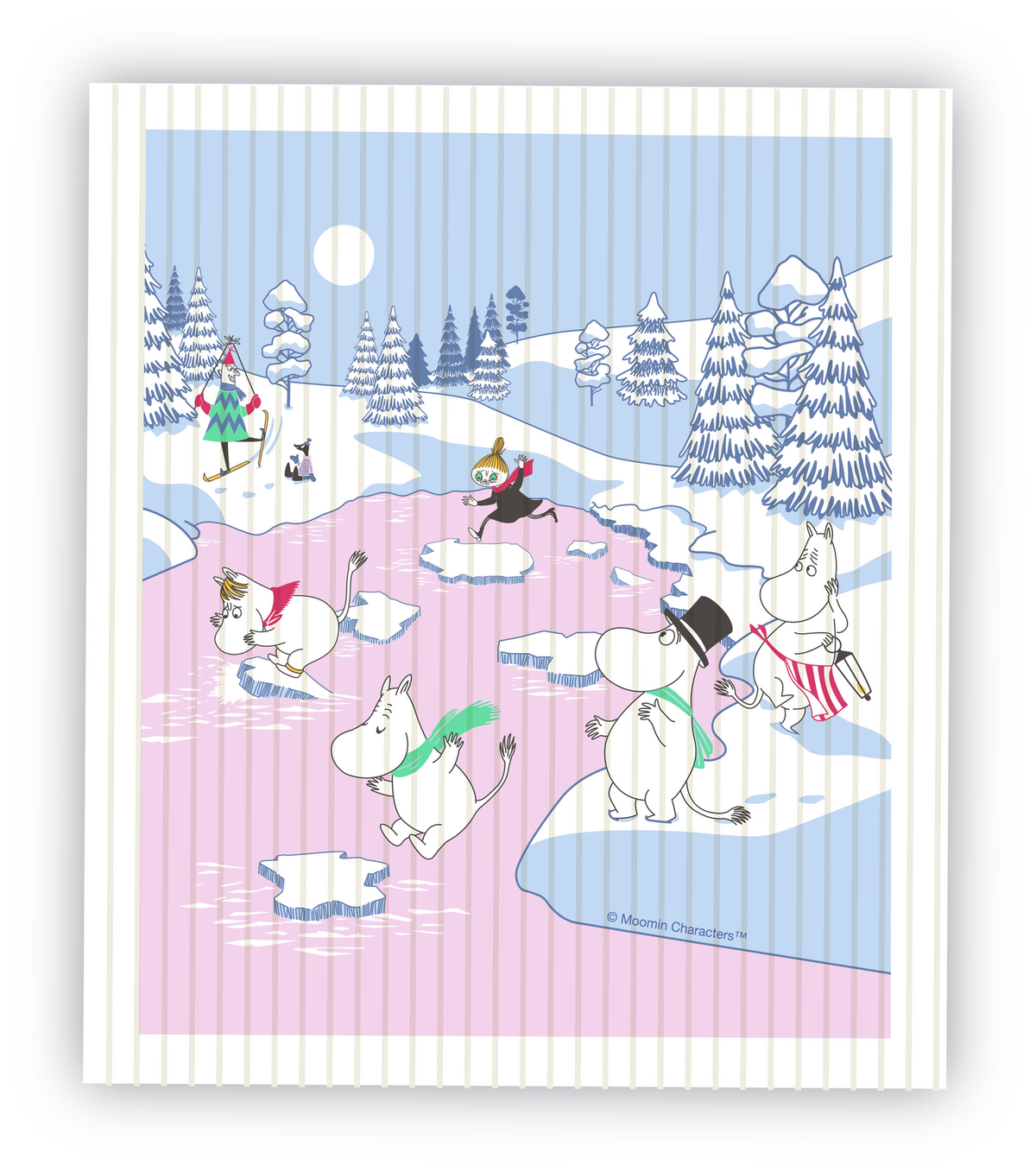 Opto Design ディッシュクロス（Moomin Winter）