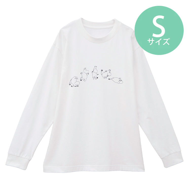 PeopleTree オーガニックコットン長袖カットソーSサイズ（ムーミン）MPOJ012-AG20'15