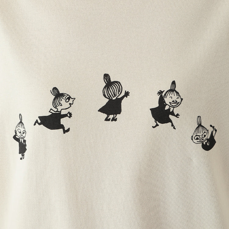 PeopleTree オーガニックコットンTシャツSサイズ（リトルミイ/ベージュ）MPOJ011-AG30'24