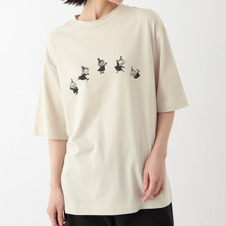 PeopleTree オーガニックコットンTシャツSサイズ（リトルミイ/ベージュ）MPOJ011-AG30'24