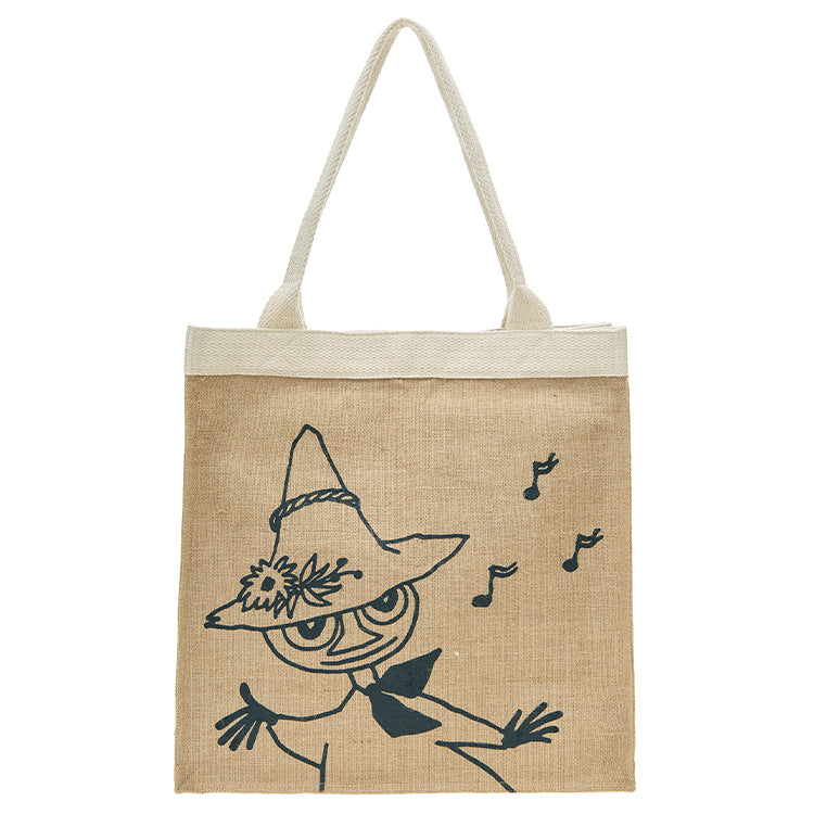 PeopleTree ジュートプリントトートバッグ（スナフキン）SAIAB6-21700101-40【航空便不可】