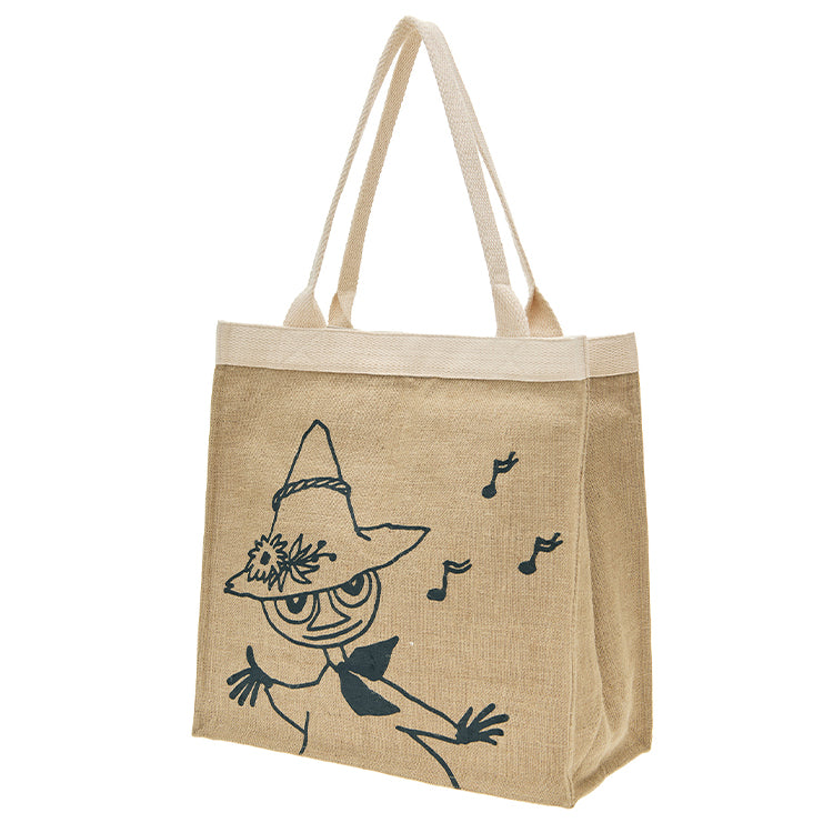 PeopleTree ジュートプリントトートバッグ（スナフキン）SAIAB6-21700101-40【航空便不可】